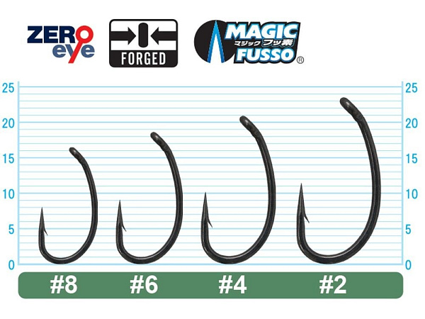 Owner - Háčky CM-9 CURVE SHANK s očkem