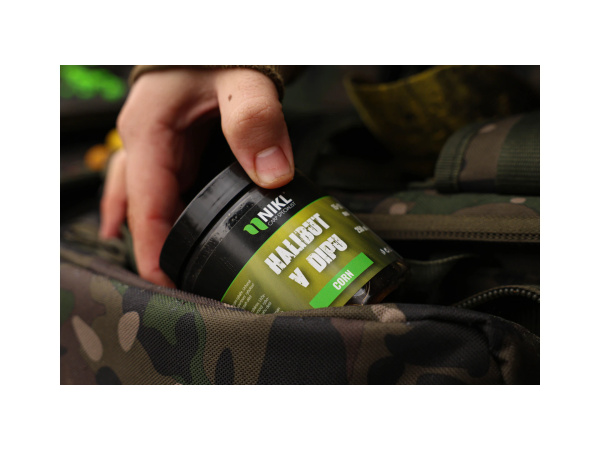 Nikl Black halibut pelety v dipu Corn 15+20mm, 250ml