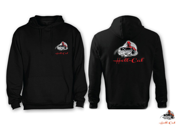 Hell-Cat - Mikina klokánek černá