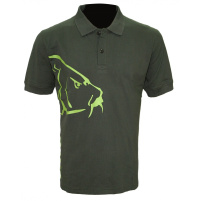 Zfish Tričko Carp Polo T-Shirt Olive Green - Velikost L