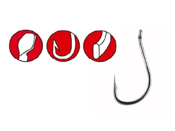Gamakatsu - Háčky Power carp hair rigger light, vel. 16, bal. 10ks, NS black - VÝPRODEJ
