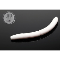 Libra Lures - Nástraha FATTY D´ WORM 65mm / cheese / white / 10ks