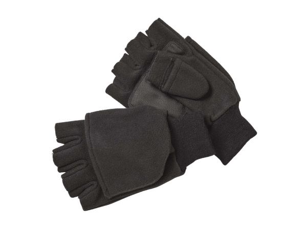 Kinetic - Rukavice Wind stop fold over mitt black