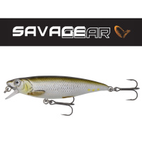 SAVAGE GEAR - Wobler 3D Twitch minnow 6,6cm 5g Green Silver Ayu - VÝPRODEJ!