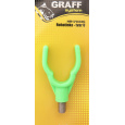 GRAFF - Rohatinka tvar U zelená