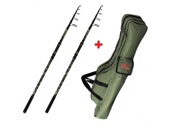 ZFISH Combo 2x Prut Kingstone 3,60m/3lb + Pouzdro Zdarma!
