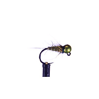 Nymfa Olivová - vel.16, 3mm - 1ks