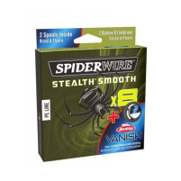 SPIDERWIRE - Šňůra Stealth smooth 8 + fluorocarbon vanish