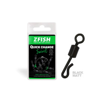 ZFISH Obratlík Quick Change Swivel Matt - Velikost 12/20Kg