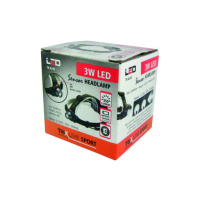 BC - LED čelová svítilna BC TR 245, 3W Sensor