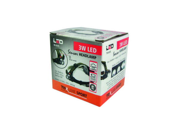 BC - LED čelová svítilna BC TR 245, 3W Sensor