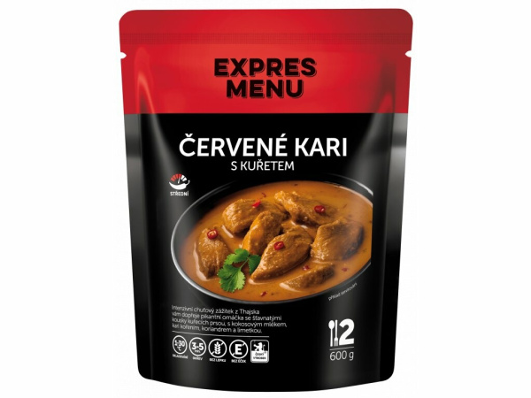 EXPRES MENU - Červené kari s kuřetem 600g