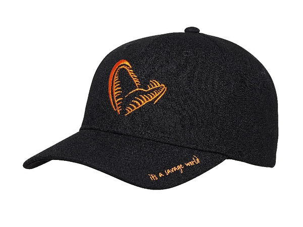 SAVAGE GEAR - Kšiltovka Jaw Baseball Cap Black