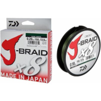 DAIWA - Šňůra J-Braid X8 Dark green - 0,22mm / 17kg / 150m