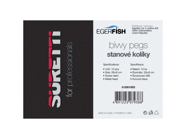 SURETTI - Stanové kolíky Emotion (10ks)