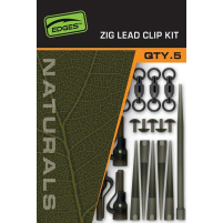 FOX - Montáž Naturals Zig Lead Clip Kit, 5ks