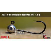 Red Bass - Jig koule Teflon invisible 6 - 1g