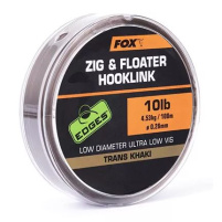 Fox - Vlasec Zig & Floater hooklink 0,28mm / 5,44kg / 100m / Trans khaki