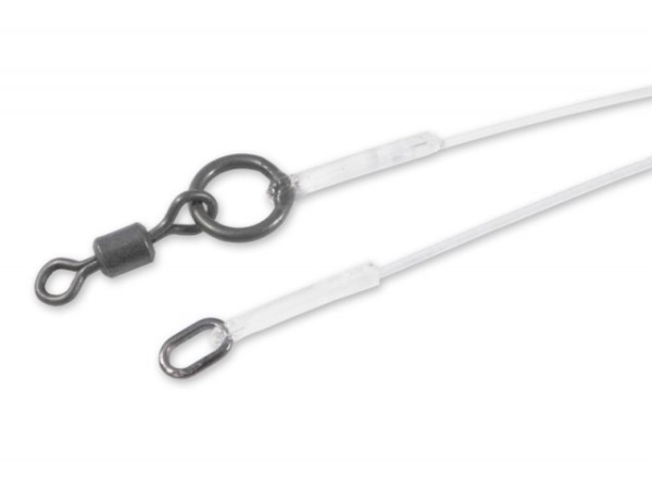 Carp´R´Us Carp´R´Us 360° Stiff Link - Oval Ring & 360° Swivel - 16,5cm, 50lb, 2pcs