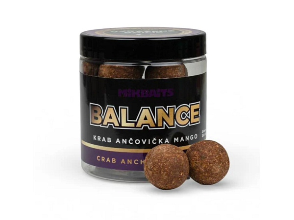 Mikbaits Vyvážené Boilie Balance Fanatica Krab Ančovička Mango