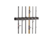 Berkley - Držák prutů na zeď Vertical 6 rod rack