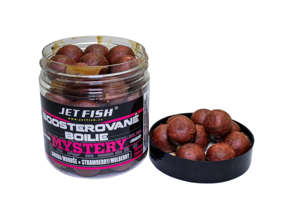 JET FISH - Boosterované boilie MYSTERY 24mm, 250ml
