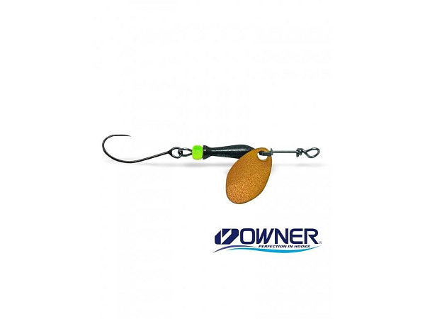 Jigovky.cz - Rotační třpytka Classic Barbless 000 - Orange (black/chartreuse body)