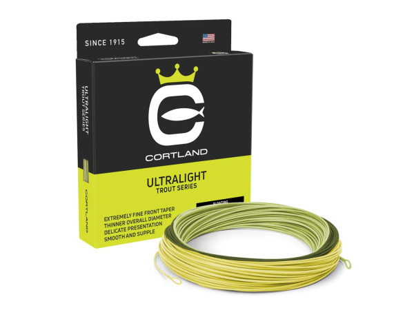 Cortland muškařská šnůra Trout Ultralight Freshwater Tricolor