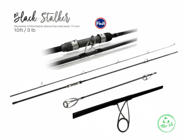 ZFISH - Combo Prut Black Stalker 10ft/3lb + Naviják Fusion X 6000