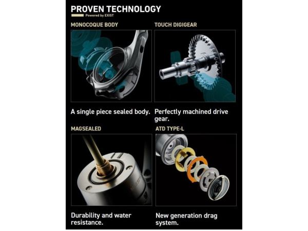 DAIWA - Naviják Exist LT 3000D - 12 ložisek