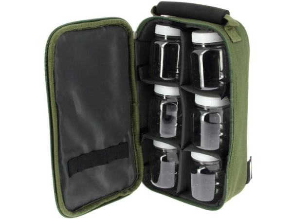 NGT - Pouzdro na dipy Glug bag green + 6 skleniček na dipy