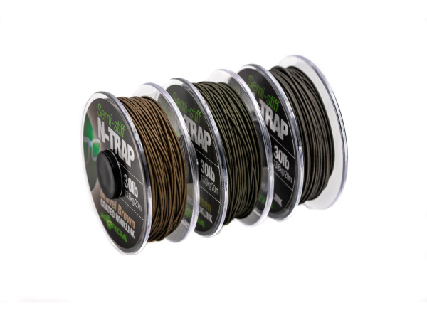 KORDA Návazcová Šňůrka N-Trap Soft Weedy Green 20 m