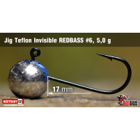 Red Bass - Jig koule Teflon invisible 6 - 5g