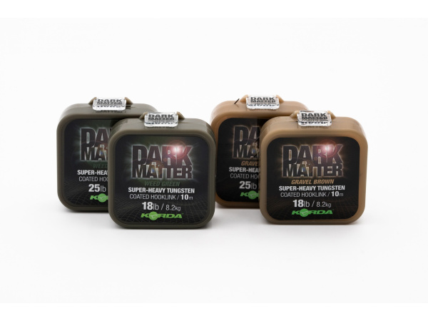 KORDA Návazcová Šňůrka Dark Matter Tungsten Coated Braid Gravel Brown 10 m 25lb
