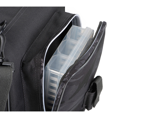 FOX - Taška na přívlač Rage VOYAGER CAMO Large Stackerg + 7 plast. boxů