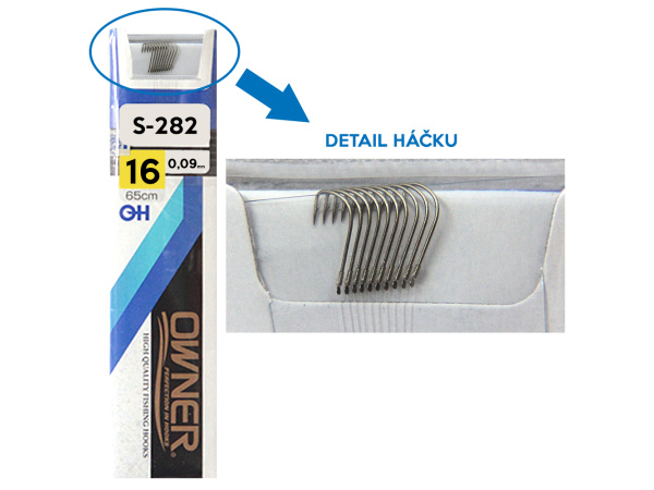 OWNER - Návazce na plavanou S-282 - 65cm