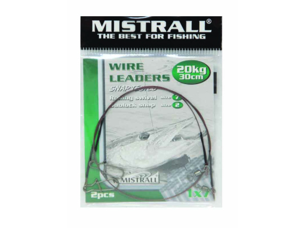 MISTRALL- Lanko WIRE LEADERS 1x7 30cm