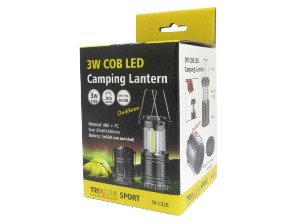 BC - Baterie - Svítilna Camping lantern 3W COB LED