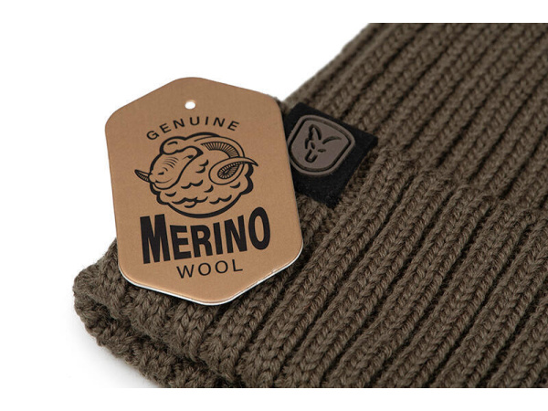 FOX - Čepice zimní Merino trawler olive