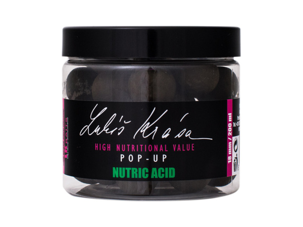 LK Baits Pop Up Boilies Lukas Krasa Nutric Acid 18mm 200ml - VÝPRODEJ