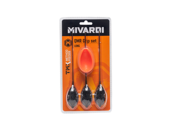Mivardi Sada rychlovýměnných method krmítek QMR Grip L long (30g + 40g + 50g + mould)