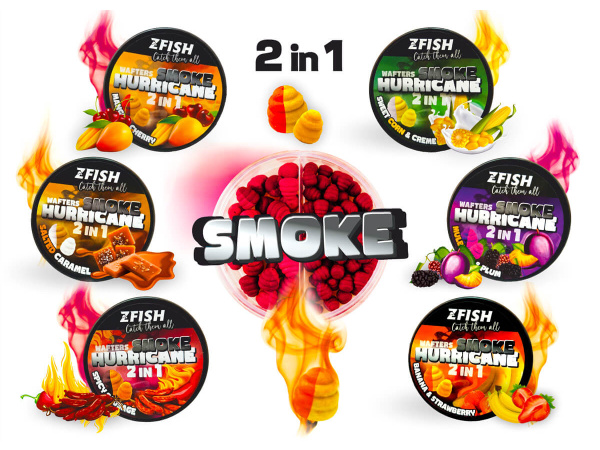 ZFISH Smoke Hurricane Wafters 2in1