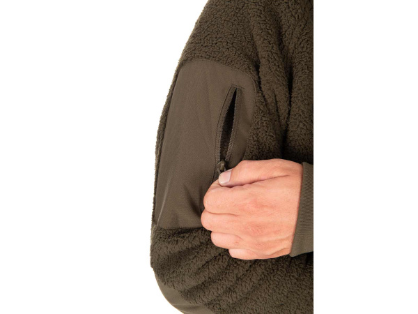 FOX - Bunda Olive Sherpa Hybrid Jacket