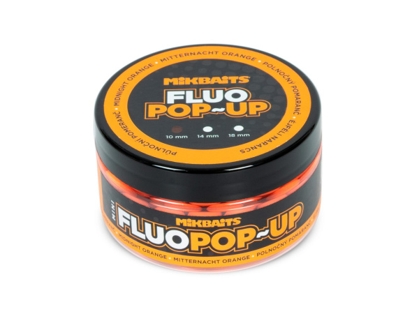 Mikbaits - Plovoucí Fluo mini boilie 100ml, 10mm