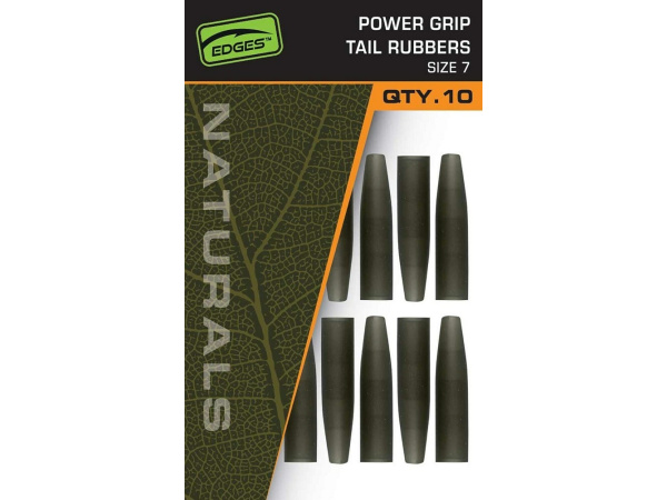 FOX - Převleky Edges Naturals Power Grip Tail Rubbers Size 7, 10ks