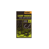 FOX - Háčky carp hooks WIDE GAPE BEAKED, vel. 4, bal: 10ks