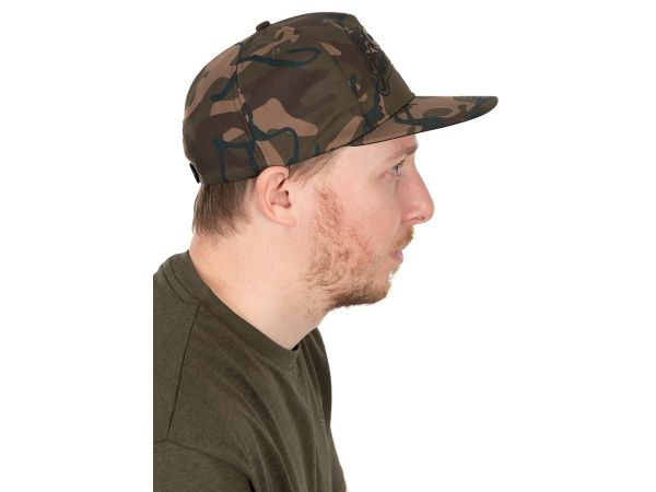 FOX - Kšiltovka Camo Flat Peak Snapback Cap