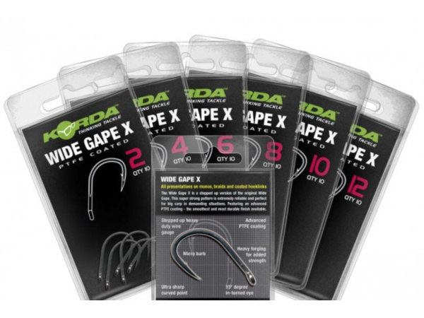 KORDA Háčky Wide Gape X 10 ks