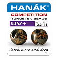 HANÁK - Wolframové hlavičky UV+ černá & oranžová 3,3mm - 15ks