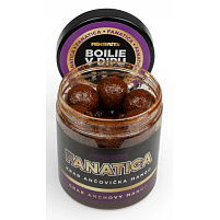 Mikbaits Boilie v dipu Fanatica Krab Ančovička Mango 250ml 24mm